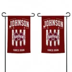 Mississippi State Bulldogs Garden Flag Personalized Distressed Stripes Maroon Best Selling