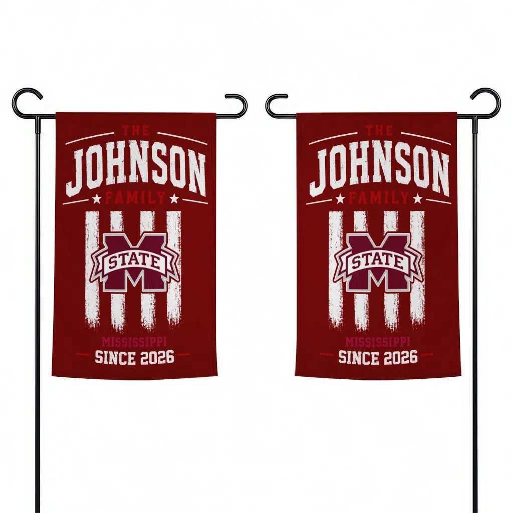 Mississippi State Bulldogs Garden Flag Personalized Distressed Stripes Maroon Fashion Forward Mississippi State Bulldogs Garden Flag Personalized Distressed Stripes Maroon Fashion Forward