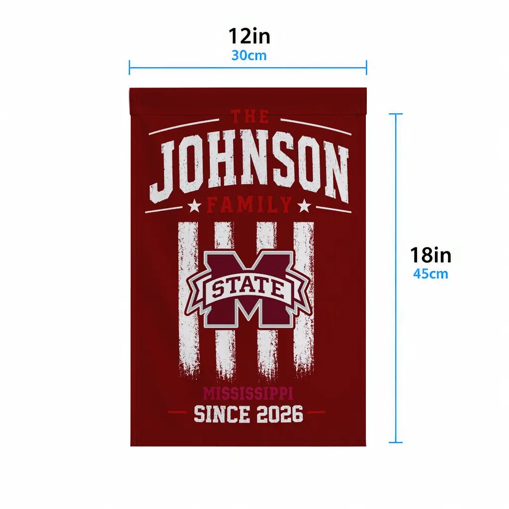 Mississippi State Bulldogs Garden Flag Personalized Distressed Stripes Maroon High Quality Mississippi State Bulldogs Garden Flag Personalized Distressed Stripes Maroon High Quality