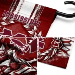 Mississippi State Bulldogs Garden Flag Personalized Laurel Wreath Maroon Best Selling