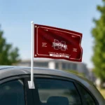 Mississippi State Bulldogs House Flag Custom Ornate Border Maroon Best Selling