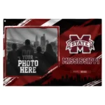 Mississippi State Bulldogs House Flag Personalized Framed Photo Maroon Black Best Selling
