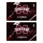 Mississippi State Bulldogs House Flag Personalized Speed Slashes Maroon Best Selling