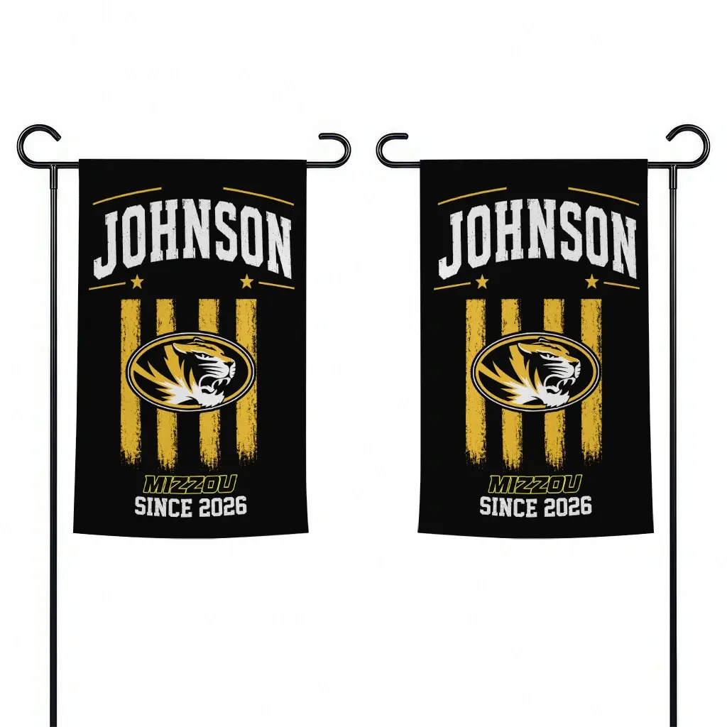 Missouri Tigers Garden Flag Custom Distressed Stripes Black Fashion Forward Missouri Tigers Garden Flag Custom Distressed Stripes Black Fashion Forward