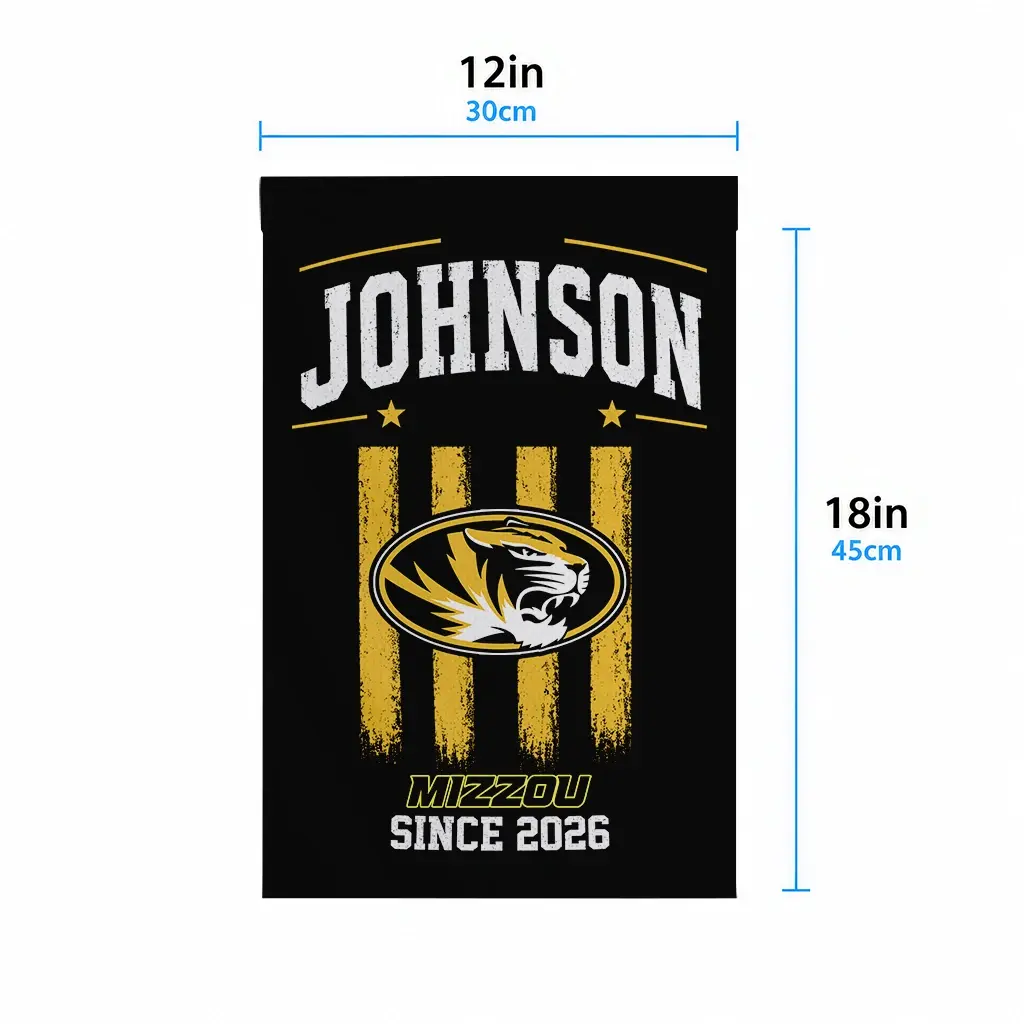 Missouri Tigers Garden Flag Custom Distressed Stripes Black High Quality Missouri Tigers Garden Flag Custom Distressed Stripes Black High Quality