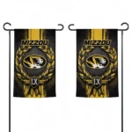 Missouri Tigers Garden Flag Custom Laurel Wreath Black Best Selling