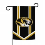 Missouri Tigers Garden Flag Customized Chevron Stripes Black Best Selling