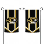 Missouri Tigers Garden Flag Customized Chevron Stripes Black Best Selling