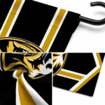 Missouri Tigers Garden Flag Customized Chevron Stripes Black Best Selling
