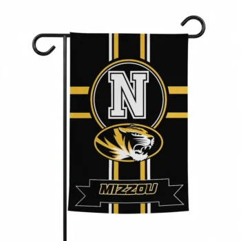 Missouri Tigers Garden Flag Customized Circle Medallion Black Best Selling