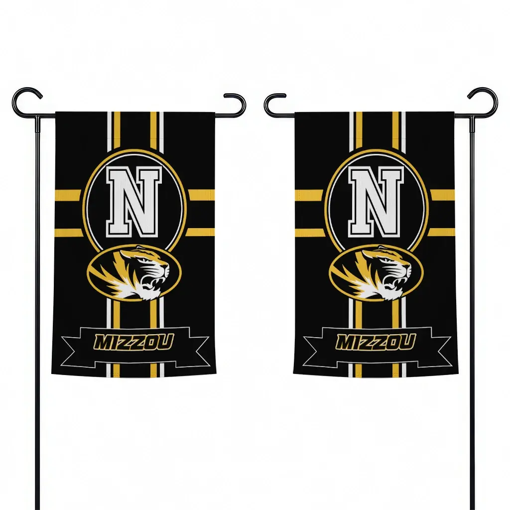 Missouri Tigers Garden Flag Customized Circle Medallion Black Fashion Forward Missouri Tigers Garden Flag Customized Circle Medallion Black Fashion Forward