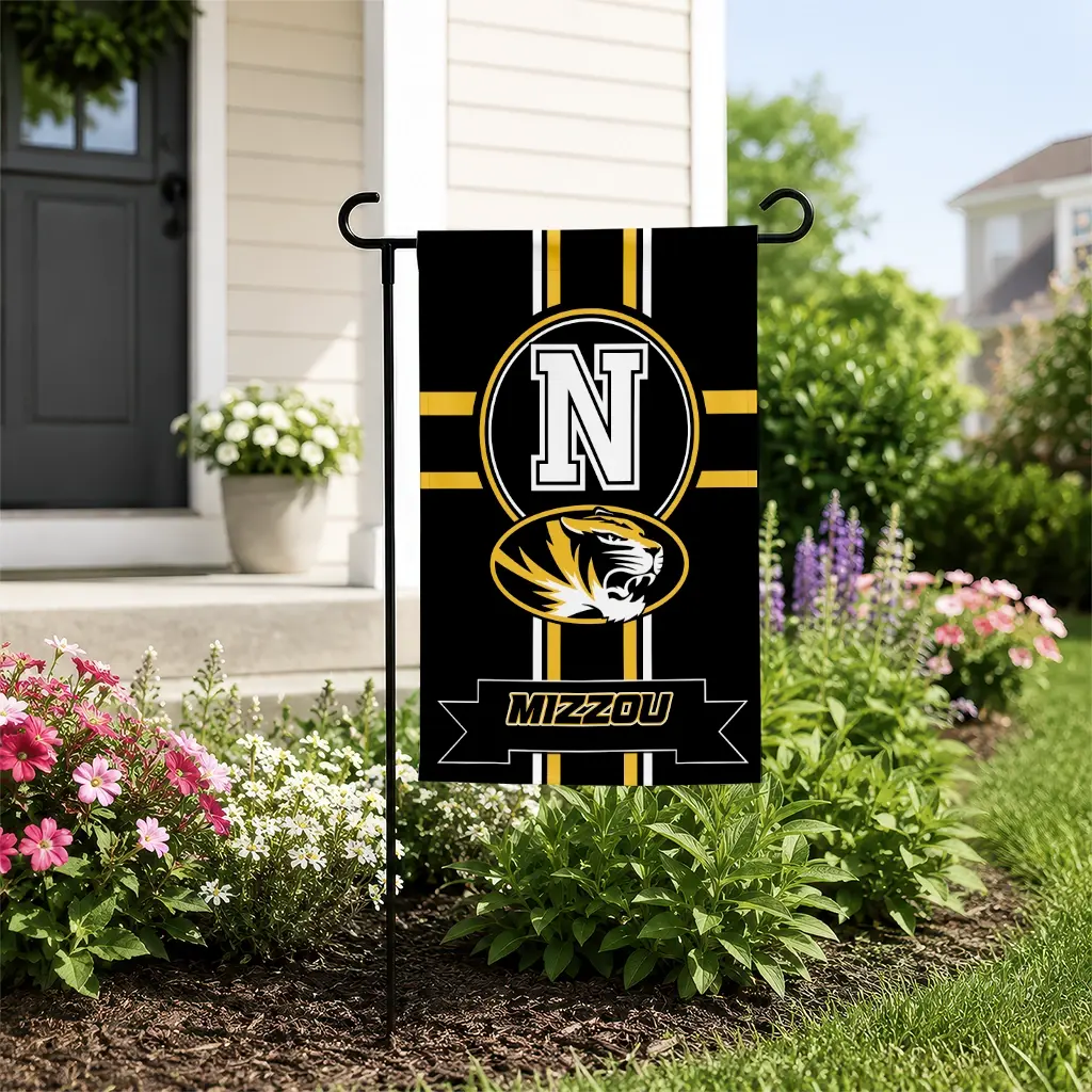 Missouri Tigers Garden Flag Customized Circle Medallion Black New Arrival Missouri Tigers Garden Flag Customized Circle Medallion Black New Arrival
