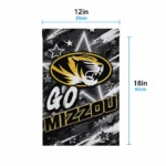 Missouri Tigers Garden Flag Personalized Glowing Star Black Best Selling