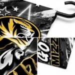 Missouri Tigers Garden Flag Personalized Glowing Star Black Best Selling