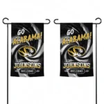 Missouri Tigers Garden Flag Personalized Swirl Vortex Black Best Selling
