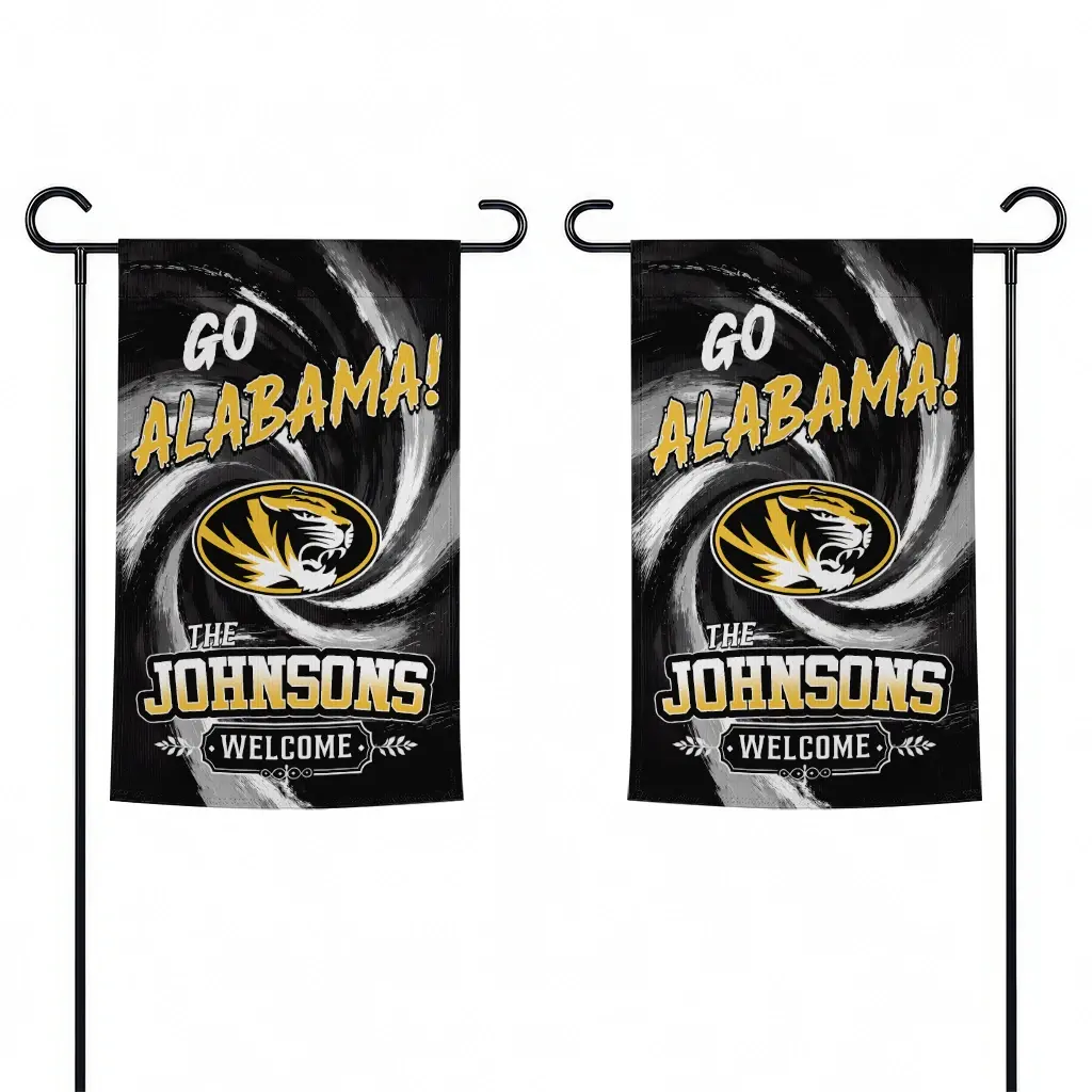 Missouri Tigers Garden Flag Personalized Swirl Vortex Black Fashion Forward Missouri Tigers Garden Flag Personalized Swirl Vortex Black Fashion Forward