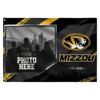 Missouri Tigers House Flag Custom Framed Photo Black Best Selling