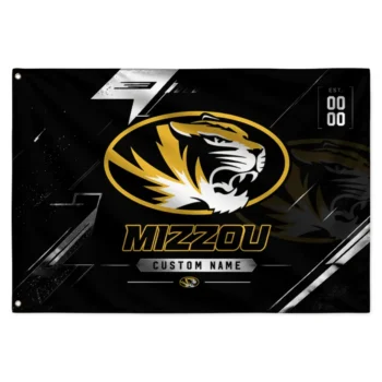Missouri Tigers House Flag Custom Speed Slashes Black Best Selling