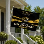 Missouri Tigers House Flag Customized Brushed Streaks Black Best Selling