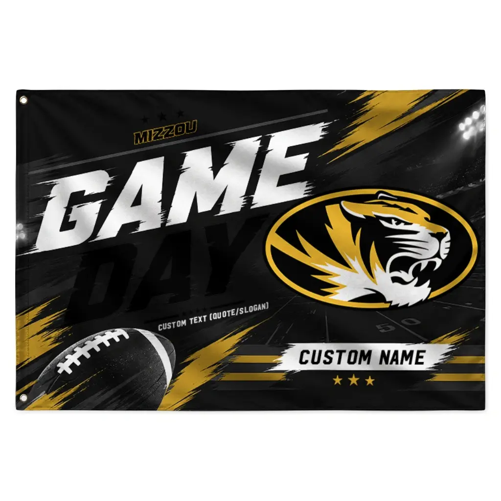 Missouri Tigers House Flag Personalized Action Streaks Black Best Selling Missouri Tigers House Flag Personalized Action Streaks Black Best Selling