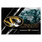 Missouri Tigers House Flag Personalized Diagonal Stripes Black Best Selling
