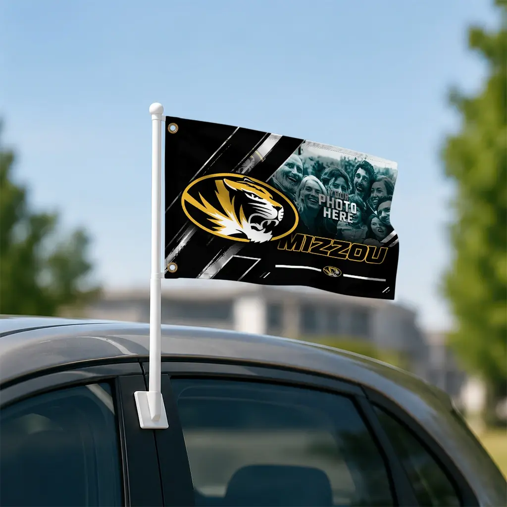 Missouri Tigers House Flag Personalized Diagonal Stripes Black Latest Model Missouri Tigers House Flag Personalized Diagonal Stripes Black Latest Model