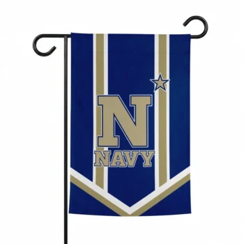 Navy Midshipmen Garden Flag Custom Chevron Stripes Blue Best Selling