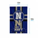 Navy Midshipmen Garden Flag Custom Circle Medallion Blue Best Selling