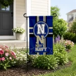 Navy Midshipmen Garden Flag Custom Circle Medallion Blue Best Selling