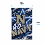 Navy Midshipmen Garden Flag Customized Glowing Star Blue Best Selling