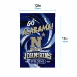 Navy Midshipmen Garden Flag Customized Swirl Vortex Blue Best Selling