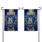 Navy Midshipmen Garden Flag Personalized Laurel Wreath Blue Best Selling