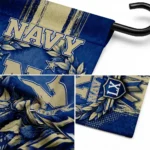 Navy Midshipmen Garden Flag Personalized Laurel Wreath Blue Best Selling