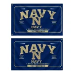 Navy Midshipmen House Flag Custom Ornate Border Blue Best Selling