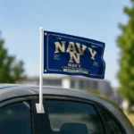 Navy Midshipmen House Flag Custom Ornate Border Blue Best Selling