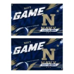 Navy Midshipmen House Flag Customized Action Streaks Blue Best Selling