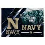 Navy Midshipmen House Flag Customized Diagonal Stripes Blue Best Selling