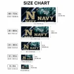 Navy Midshipmen House Flag Customized Diagonal Stripes Blue Best Selling