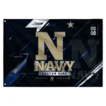 Navy Midshipmen House Flag Personalized Speed Slashes Blue Best Selling