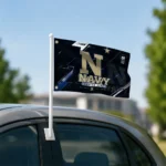 Navy Midshipmen House Flag Personalized Speed Slashes Blue Best Selling