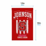 Nc State Wolfpack Garden Flag Custom Distressed Stripes Red Best Selling