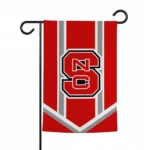 Nc State Wolfpack Garden Flag Customized Chevron Stripes Red Best Selling