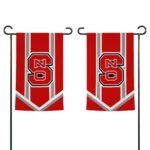 Nc State Wolfpack Garden Flag Customized Chevron Stripes Red Best Selling