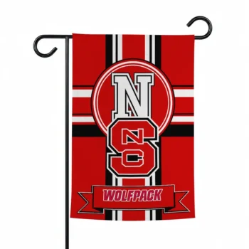 Nc State Wolfpack Garden Flag Customized Circle Medallion Red Best Selling