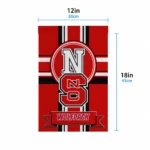 Nc State Wolfpack Garden Flag Customized Circle Medallion Red Best Selling