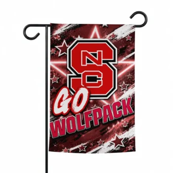 Nc State Wolfpack Garden Flag Personalized Glowing Star Red Best Selling