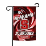 Nc State Wolfpack Garden Flag Personalized Swirl Vortex Red Best Selling