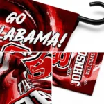 Nc State Wolfpack Garden Flag Personalized Swirl Vortex Red Best Selling