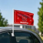 Nc State Wolfpack House Flag Customized Ornate Border Red Best Selling