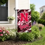 Nebraska Cornhuskers Garden Flag Custom Glowing Star Red Best Selling